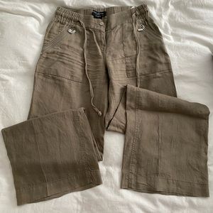 Guess by Marciano Olive Linen Pants XS